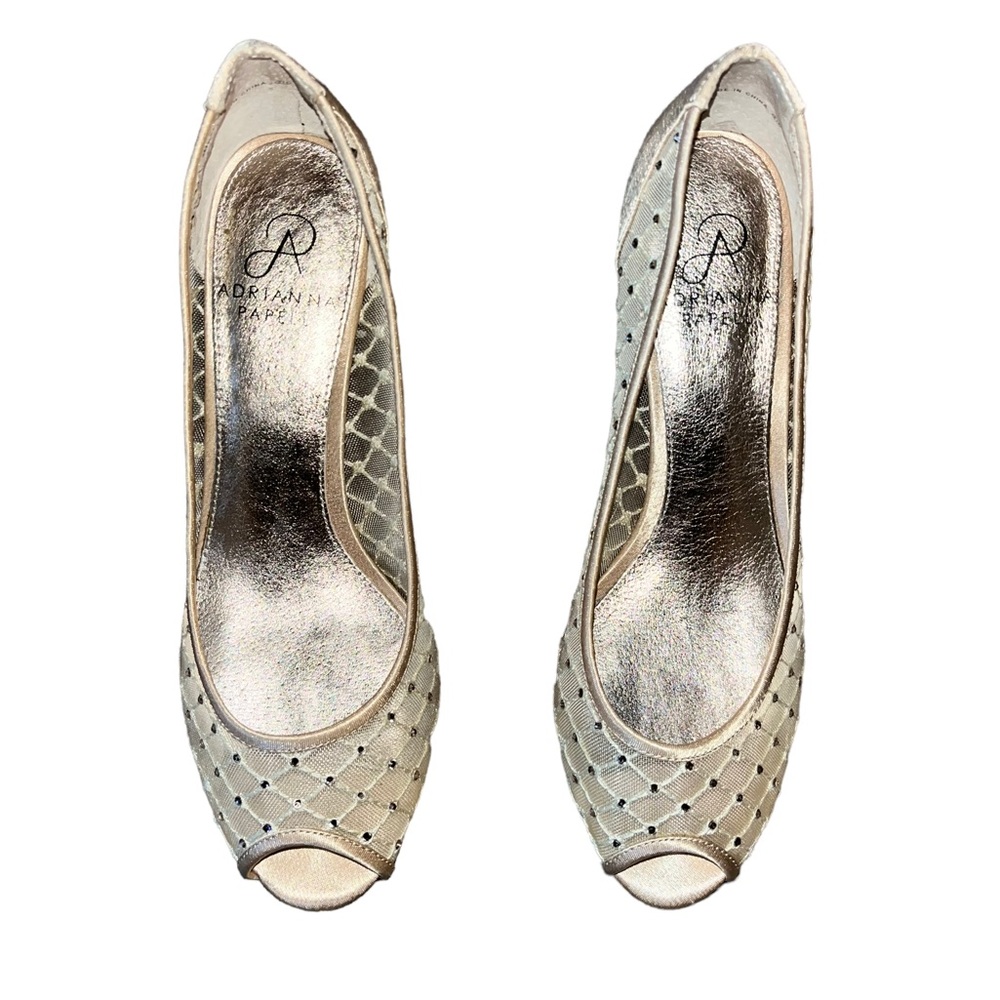 Adrianna Papell Gold Heels Size 6.5